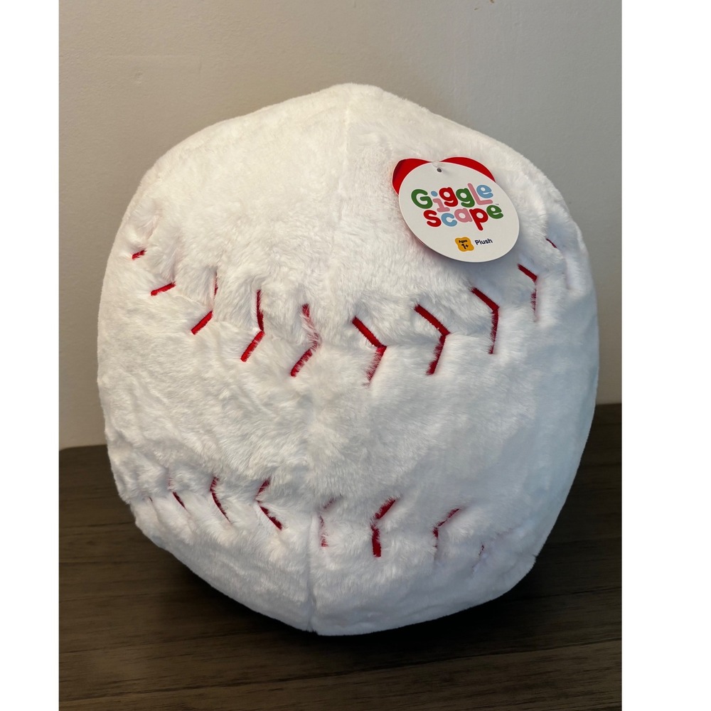 Gigglescape White Baseball Plush Stuffed Toy Red Stitching Target 086 13 8998